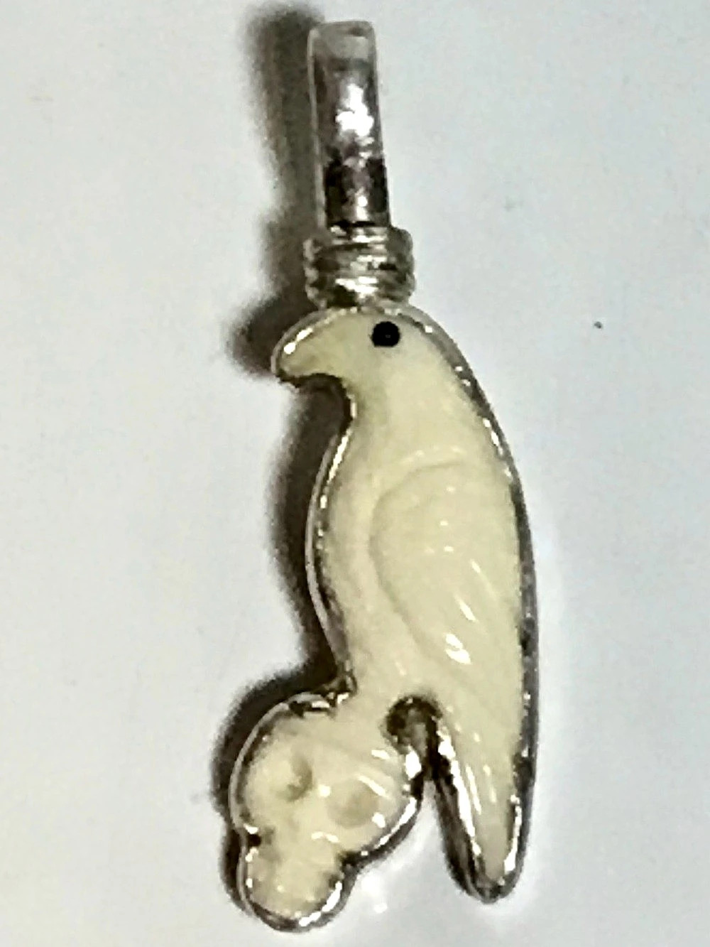 Coreen Cordova Sterling Silver Raven Pendant